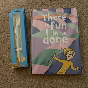 NWT Dr Suess Journal and Pen